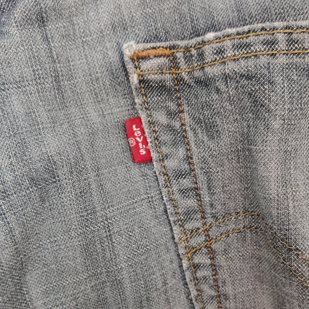 Levi's 514 Slim Straight Denim Blue Jeans Sz 34‎